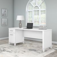 Copper Grove Shumen 72-inch Office Desk with Drawers - White