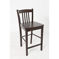 Tribeca Contemporary Counter Height Stools by Jofran (Set of 2 Chairs Only) - Merlot