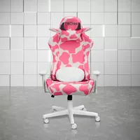 Pink COW Series Gaming Chair
