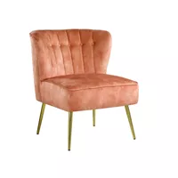 ACME Sambell Accent Chair, Burnt Orange Velvet