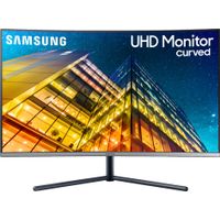 Samsung - 31.5"LCD Curved 4K UHD Monitor - Dark Blue Gray