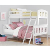 Dorel Living Airlie Twin over Full Bunk Bed - White