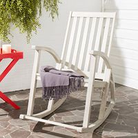 Safavieh Outdoor Collection Clayton White Wash Rocking Chair, White Washed