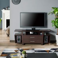Bild Modern 60-inch Multi-functional Storage TV Console by Furniture of America - Espresso