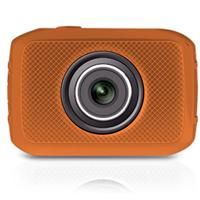 Pyle PSCHD30 High-Definition Sport Action Camera, 5MP, 4x Digital Zoom, 2" TouchScreen Display, USB 2.0, Micro SD Card Slot, Orange