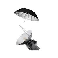 Westcott 7 Feet Silver Parabolic Umbrella - Bundle With Flashpoint Streaklight Umbrella Reflector Kit