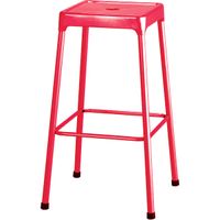 Safco 25-inch Counter Height Steel Stool - Red