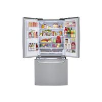 LG LRFXS2503S - refrigerator/freezer - french style - freestanding - stainless steel