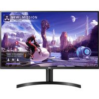 LG - 32 IPS QHD Monitor with FreeSync and HDR 10 - Black