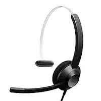 Cisco Headset 321 USB-C, Wired Single On-Ear Headphones, Webex Controller with USB-C, Carbon Black, 2-Year Limited Liability Warranty (HS-W-321-C-USBC)