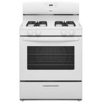 Amana 5.1 Cu Ft Free Standing White Gas Oven Range