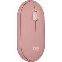 Logitech - Pebble Mouse 2 M350s Slim Lightweight Wireless Silent Ambidextrous Mouse with Customizable Buttons - Rose