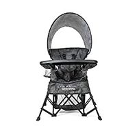 Baby Delight Go with Me Venture Chair|Indoor/Outdoor Portable Chair with Sun Canopy|Carbon Camo|3 Child Growth Stages: Sitting, Standing and Big Kid|3 Months to 75 lbs|Weather Resistant Venture Deluxe, Moss Bud