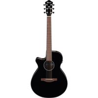 Ibanez AEG50L Left-Handed Semi-Acoustic Guitar, Walnut Fretboard, Black High Gloss