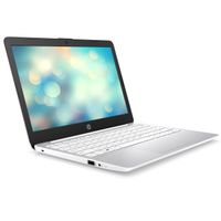 HP Stream 11-ak0040nr 11.6" HD Notebook Computer, Intel Celeron N4020 1.1GHz, 4GB RAM, 64GB eMMC Storage, Windows 10 Home S Mode, Free Upgrade to Windows 11, Diamond White