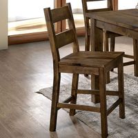 Rustic Oak Counter Ht. Side Chair (2/CTN)
