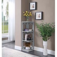 Copper Grove Hitchie 3-tier Corner Bookcase - Grey