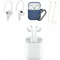 Apple AirPods with Charge Case With Blue Accessory Kit