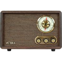 Victrola - Retro Wood Bluetooth AM/FM Radio - Espresso