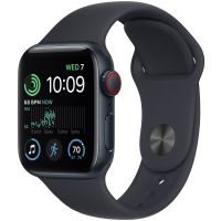 Apple Watch Se Gps & Cellular 40mm Midnight Aluminum Case With S/m Midnight Sport Band (2022)