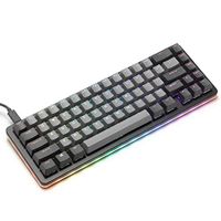 Drop ALT Mechanical Keyboard â€” 65% (67 Key) Gaming Keyboard, Hot-Swap Switches, Programmable Macros, RGB LED Backlighting, USB-C, Doubleshot PBT, Aluminum Frame (Halo True, Black)
