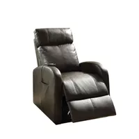 ACME Ricardo Power Motion Recliner w/Lift, Brown Synthetic Leather