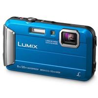 Panasonic Lumix DMC-TS30 Digital Camera, 16.1MP, 4x Optical Zoom, 2.7" TFT Color LCD Display, 720p HD Video Capture, Panorama, Waterproof/Shockproof, Blue