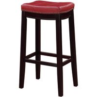 Linon Claridge Bar Stool - Red