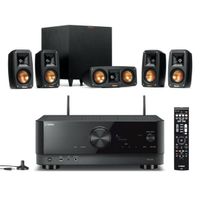 Klipsch Reference Theater Pack 5.1 Speaker System with Yamaha RX-V4A Receiver
