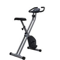 iLIVING USA Folding Upright The X-Bike with Calorie Counter, Grey