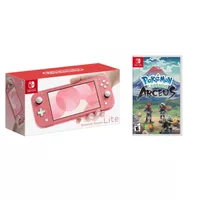 Nintendo - Switch LITE Coral + Pokemon Acreus BUNDLE