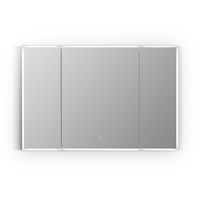 Altair Design Carsoli Rectangle Frameless Surface-Mount/Recessed LED Lighted Bathroom Medicine Cabinet - 48 in.