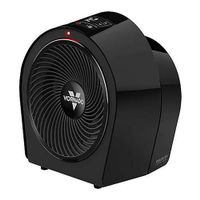 Vornado VELOCITY3RBK / EH1-0160-06 / EH1016006 Velocity Whole Room Space Heater with Timer - Black
