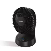 Honeywell - QuietSet 5 Oscillating Table Fan Black