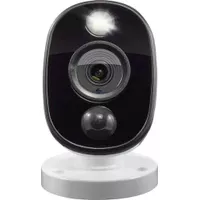 Swann - Indoor/Outdoor 1080p Wired Surveillance Camera - Black/White