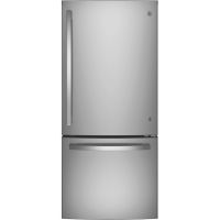 GE ENERGY STAR 21 Cu. Ft. Fingerprint Resistant Stainless Steel Bottom Freezer Refrigerator