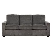 Valencia Grey 77 in. Convertible Queen Sleeper Sofa with USB Ports