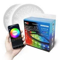 ProX X-S600SAKIT-PKG 16.5' Flexible Smart LED Light Strip Kit, 2-Pack