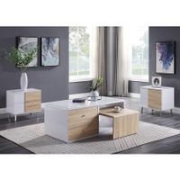 ACME Verux Coffee Table, White High Gloss