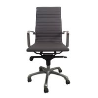 Aurelle Home 'Travis' High Back Grey Office Chair (Set of 2) - High Back Grey