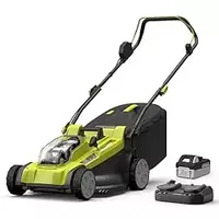 ionRUSH 48V(2 x 24V) Cordless Brushless Lawn Mower Kit with 4.0Ah Battery, Dual Port Charger & 12-Gallon Collection Bag, 17-Inch Deck, One-Touch 7-Position Height Adjustment