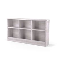 Carbon Loft Jorchid Contemporary Bookcase Headboard - White Oak - Twin