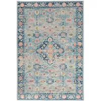 Herne Blue And Ivory 2.2X3.2 Area Rug
