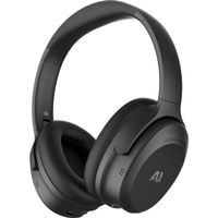 Ausounds AU-XT ANC True Wireless Noise-Canceling Graphene Driver Over-Ear Headphones, Black