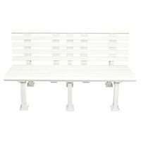 TOURNA Courtside 5-Foot Deluxe Bench Heavy Duty