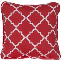 Hanover Toss Pillow Lattice Pattern