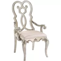 ACME Esteban Arm Chair (Set-2), Ivory Ve...