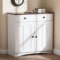Baxton Studio - Traditional White Wood K...