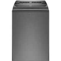 Whirlpool - 5.2 Cu. Ft. High Efficiency Smart Top Load Washer with 2 in 1 Removable Agitator - Chrome Shadow