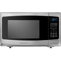 Insignia - 0.9 Cu. Ft. Compact Microwave - Stainless
